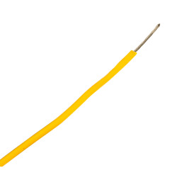 Alpha Wire 3050 YL001 UL1007 Hook Up Wire Yellow 24AWG (305m Reel)