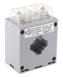 Przekładnik prądowy prąd wej 300A HOBUT prad wyj 5 A otwór 40mm do montażu w podstawie