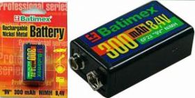 AKUM.6F22 9V 300MAH BATIM.8.4V