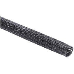 HellermannTyton 170-81001 HEGPETFR Braided Hose 3-7mm black per metre
