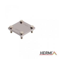 Złącze krzyżowe 4xM8 bednarka-bednarka 50mm, ocynk ogniowy