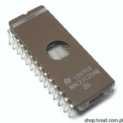 NMC27C256Q-200 256Kbit UV EPROM DIP28CW NSC USED