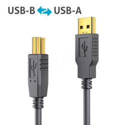 DS2000-150 Active USB 2.0-Cable, A-male &gt; B-male, 15 m