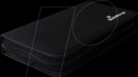 BOX51 Media storage wallet for 48 discs, nylon, black