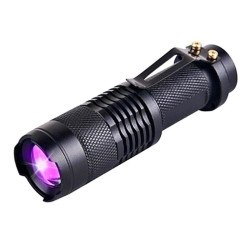 Latarka LED UV TAKTYCZNA Q5 Zoom TESTER BANKNOTÓW