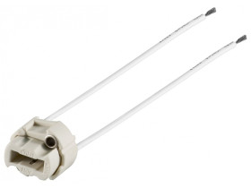 Oprawka żarówki z podwójnymi przewodami G9