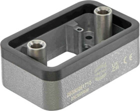 Docking frame, size 6B, die-cast aluminum, IP65/IP67, 09300061710