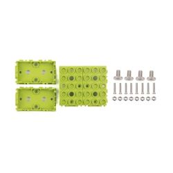 Grove Green Wrapper 1*2 - mocowanie do modułów Grove (zielone) - 4 szt.