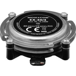 Monacor EX-40/4 Exciter speaker 40W 4Ω Metal Black 1 pc