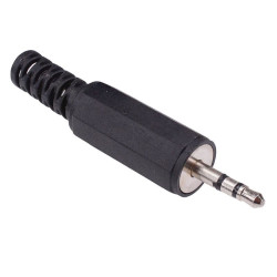 2.5mm Miniature Stereo Insulated Jack Plug