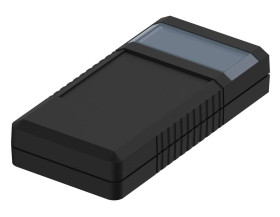 Bopla BOS 500-9005 (34500000) - obudowa ręczna z pojemnikiem na baterie (2 x 9V) i panoramicznym otworowaniem na wyświetlacz (12