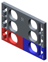 Arkusz do znakowania Siemens Etykiety kolorowe do modułu we/wy 6ES7193-6CP51-2MC0