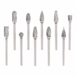 Zestaw frezów czołowych 3x6mm z węglików spiekanych VHM