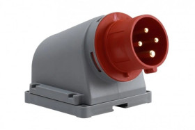 Wtyk siłowy stały odbiornikowy 16A 4p IP44 /FE/