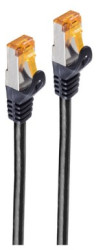 Patch cable, RJ45 plug, straight to RJ45 plug, straight, Cat 6A, S/FTP, PVC/PE, 20 m, black, BS08-26095