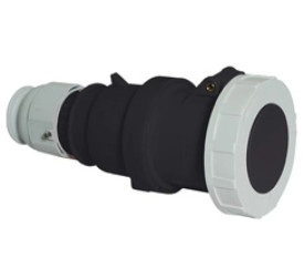 Gniazdo przenośne TE z zintegrowanym zadławieniem MULTI-GRIP 63A 4p 500V 7h IP67 3186