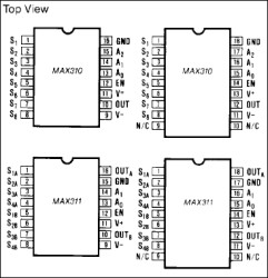 8-Channel, CMOS RF Video Multiplexer