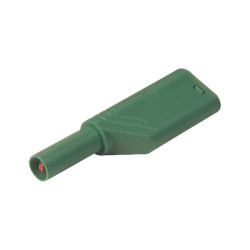 SKS Hirschmann 934099104 4mm Safety LAS S WS Lamellae Plug 24A CAT II Green