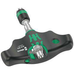 Wera 05023461001 416 RA T-Handle Bitholding Screwdriver - Ratchet &amp; Rapidaptor