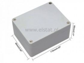 Obudowa hermetyczna 115x90x55mm OBH-17; IP65