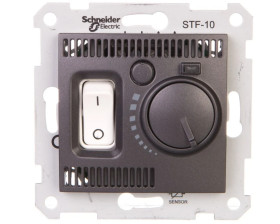 SEDNA Regulator temperatury podłogowy grafitowy SDN6000370