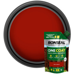 Ronseal KCB.8174503.80900.73 One Coat Shed &amp; Fence Refill Pouch Red Cedar 950ml