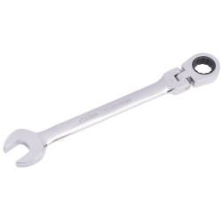 Draper 52019 17mm Hi-Torq&#xAE; Metric Flexible Head Ratcheting Combination Spanner