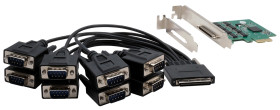 Karta szeregowa, RS232, l. portów: 8, magistrala: PCIe, Szeregowe