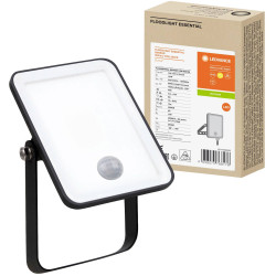 LEDVANCE 4058075768178 Essentials Floodlights Sensor 10W 3000K Warm White