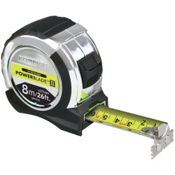 Komelon MPT87E PowerBlade&#x2122; II Pocket Tape 8m/26ft (Width 27mm)
