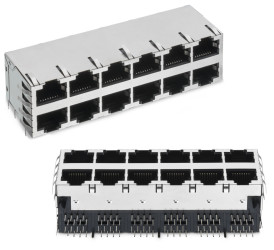 Złącze RJ45 Żeński Złącze RJ45 Montaż na płytce drukowanej Wurth Elektronik Poziomy 8-żyłowe