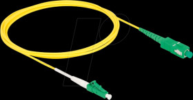 83861 Fiber optic cable, LC-APC / SC-APC, simplex, OS2, 2m
