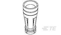 TE Connectivity 4-1437514-4 TE AMP AG Sockets - Local Geography, 1 szt.