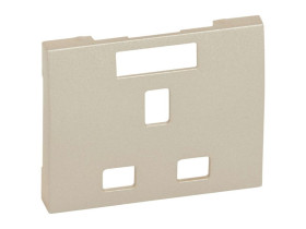 SISTENA LIFE Plakietka gniazda angielskiego titan 771496 LEGRAND