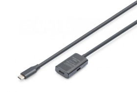 Kabel przedłużający aktywny, USB 3.2 Gen1, 5Gbps, USB-C - USB-A, 5m DA-73108