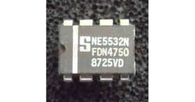 NE5532N dual low noise Op-Amp - Signetics