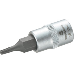 Toolcraft 1/4&quot; Drive Socket With T-Profile Bit T8