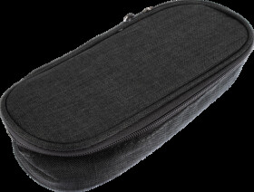 K-56301 Pencil case, oval, black