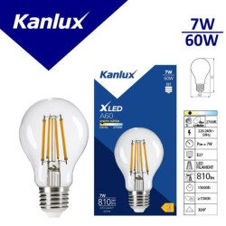 Żarówka LED E27 XLED A60 7W-WW 810lm 2700K barwa ciepła 29601