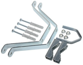 Obejma murowa do mocowania masztów antenowych do muru OMM-50L13