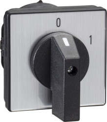 Off switch, right: 0° - 60°, rotary actuator, 1 pole, 690 V, (W x H x D) 64 x 64 x 81 mm, front mounting, K30A001AP