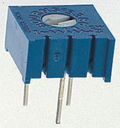 Potencjometr dostrojczy 250kΩ THT 0.5W Regulacja górna 0,76 mm