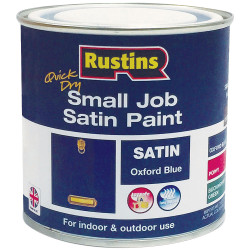 Rustins GPOBW250 Quick Dry Small Job Gloss Paint Oxford Blue 250ml