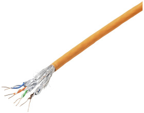 Przewód sieciowy TRU COMPONENTS TC-11008844 CAT 6a S/FTP 4 x 2 x 0.24 mm² 305 m