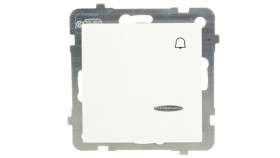 As Przycisk /Dzwonek/ Z Podświetleniem Ecru Łp-6Gs/M/27