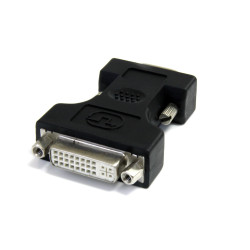 Black DVI to VGA Cable Adapter - F/M