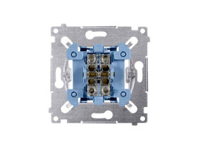 SIMON 54 Wyłącznik zwierny przycisk podwójny (mechanizm) 10AX 250V szybkozłącza SP2M KONTAKT SIMON