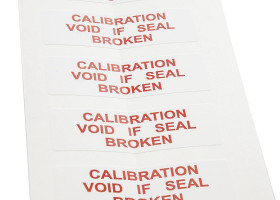 Etykieta samoprzylepna z nadrukiem tekst Guarantee Broken 180 szt. RS PRO Klej