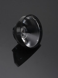 Soczewka LED CP16107_CARMEN-50-S-C Punktowy 1-LEDowa , D 50 mm, kąt widzenia 24 °, do użytku z LEDiL HEKLA Czarny