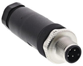 Złącze okrągłe 4-pinowe M12 Kabel Gniazdo binder Męski IP67 713